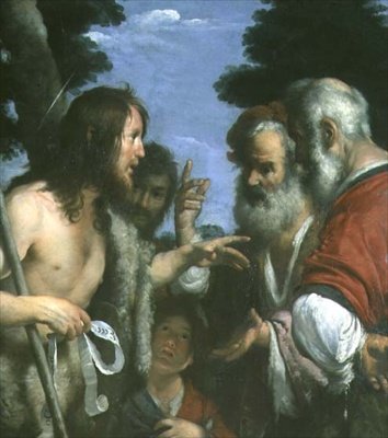 Il sermone di San Giovanni Battista, c.1644 da Bernardo Strozzi