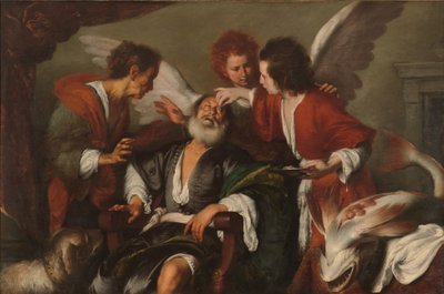 Tobia Guarisce la Cecità del Padre da Bernardo Strozzi