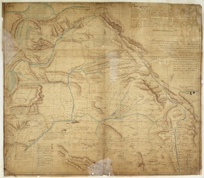 Mappa della maggior parte del Nuovo Messico e di una parte dell