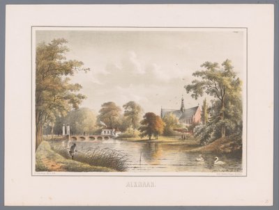 Veduta della città di Alkmaar da Bernardus Gerardus ten Berge