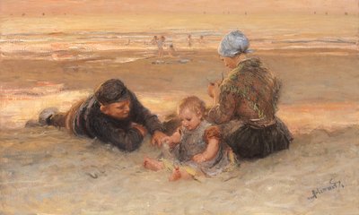 La famiglia felice da Bernardus Johannes Blommers or Bloomers