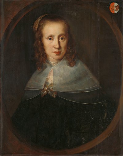 Ritratto di Digna de Maets. Prima moglie di François Leydecker da Bernardus Swaerdecroon
