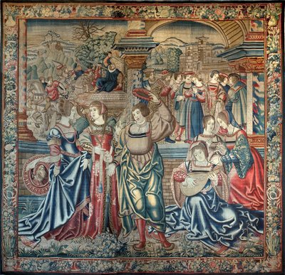 Ciclo di Edipo: Edipo a Tebe da Bernart van (attr. to) Orley