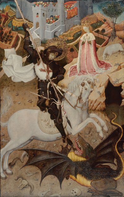 San Giorgio che uccide il drago, 1434-1435 da Bernat Martorell the Elder