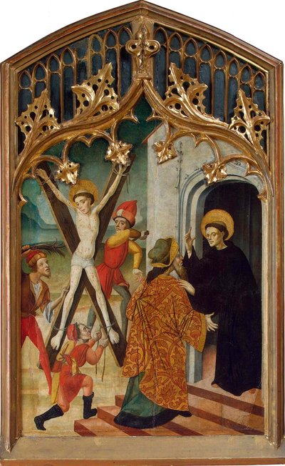 San Vincenzo di Saragozza e San Vincenzo Ferrer da Bernat Martorell the Elder