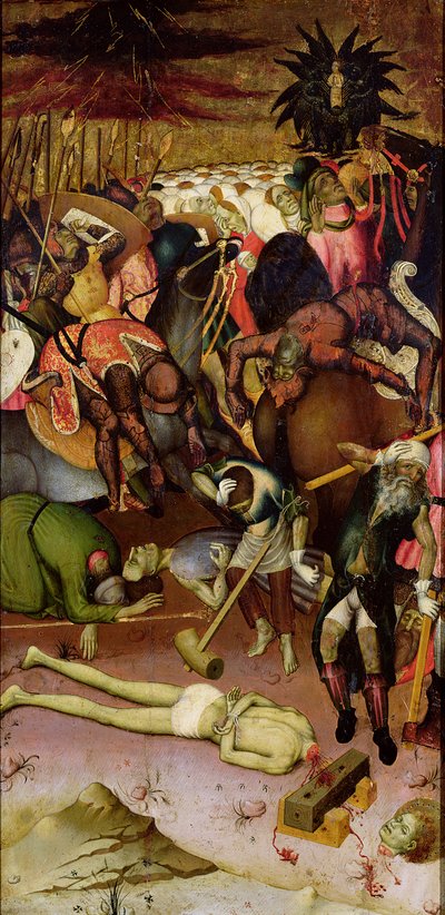 La Decapitazione di San Giorgio (pannello di un altare, c.1435) da Bernat Martorelli