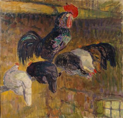 Mattina nel pollaio da Bernhard Dorotheus Folkestad