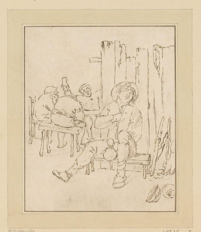 Contadino ubriaco in una locanda da Bernhard Schreuder