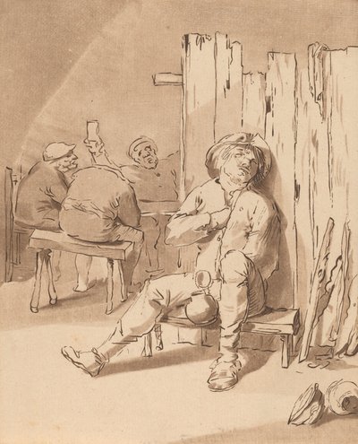 Contadino ubriaco in una locanda da Bernhard Schreuder