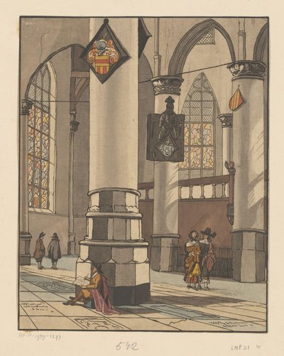 Interno della chiesa da Bernhard Schreuder