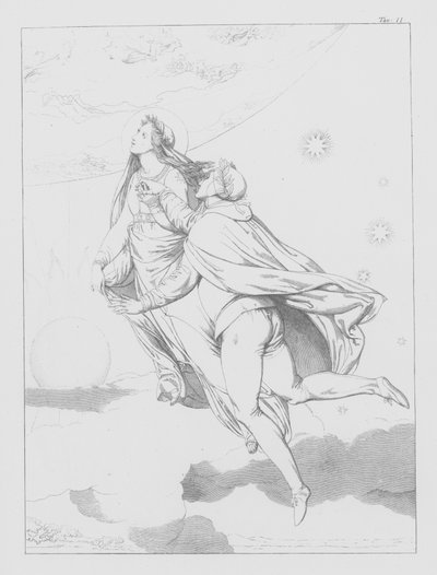 Divina Commedia di Dante, Paradiso, Tavola II da Bernhard Schuler