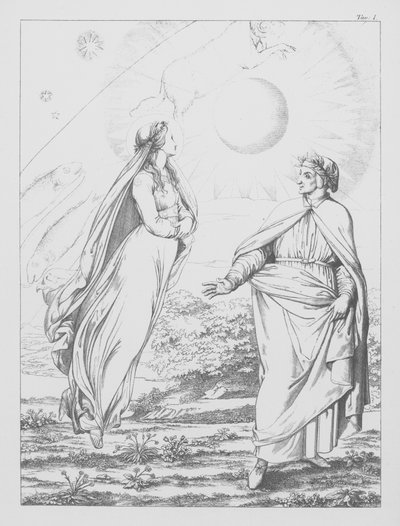 La Divina Commedia di Dante, Paradiso, Tavola I da Bernhard Schuler