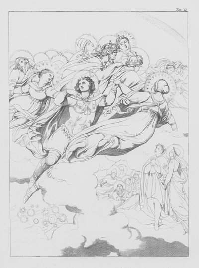 Divina Commedia di Dante, Paradiso, Tavola VI da Bernhard Schuler
