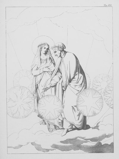 Divina Commedia di Dante, Paradiso, Tavola XII da Bernhard Schuler