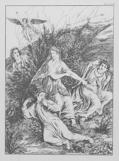 La Divina Commedia di Dante, Purgatorio, Tavola XXVII da Bernhard Schuler