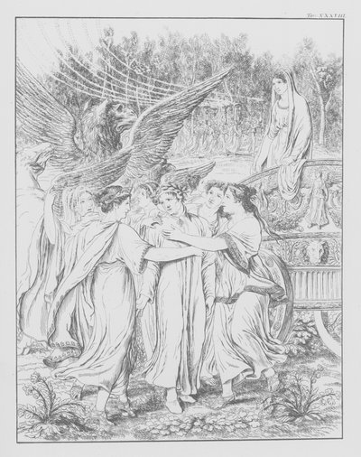 La Divina Commedia di Dante, Purgatorio, Tavola XXXVIII da Bernhard Schuler