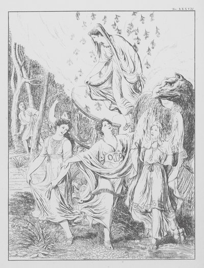 La Divina Commedia di Dante, Purgatorio, Tavola XXXVII da Bernhard Schuler