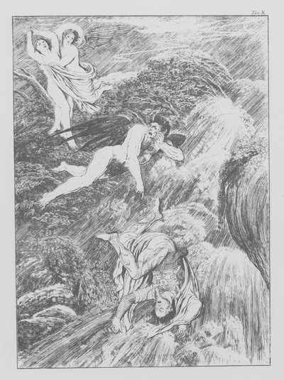 La Divina Commedia di Dante, Purgatorio, Tavola X da Bernhard Schuler