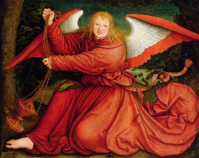 Un angelo con un turibolo da Bernhard Strigel