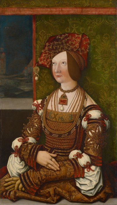 Ritratto di Bianca Maria Sforza da Bernhard, Strigel