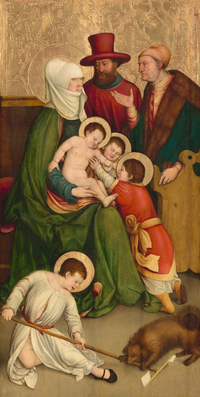 Santa Maria Cleofe e la sua famiglia da Bernhard Strigel