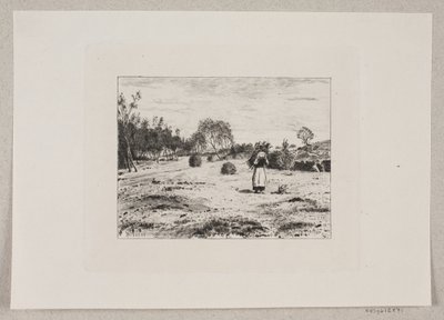 Paesaggio con una Donna che Porta Fascine da Bernhard Ulrik Middelboe