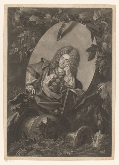 Ritratto di Christoph Ludwig Agricola da Bernhard Vogel