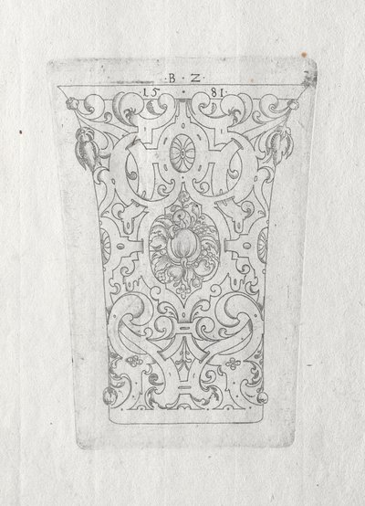 Bicchiere ornamentale, 1581 da Bernhard Zan