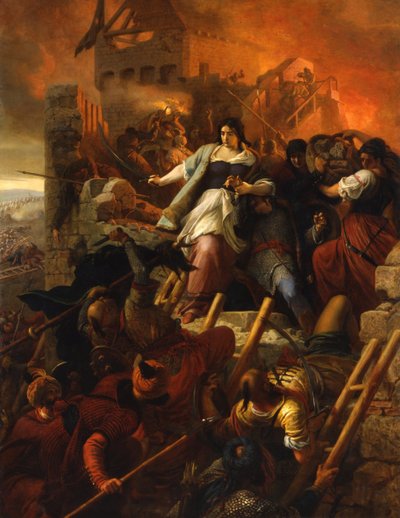 Le donne di Eger, 1867 da Bertalan Székely