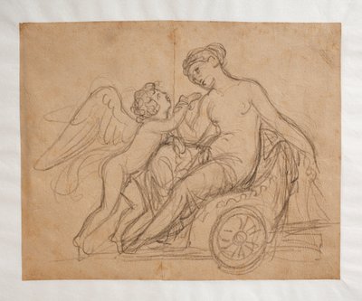 Cupido si lamenta con Venere per una puntura d