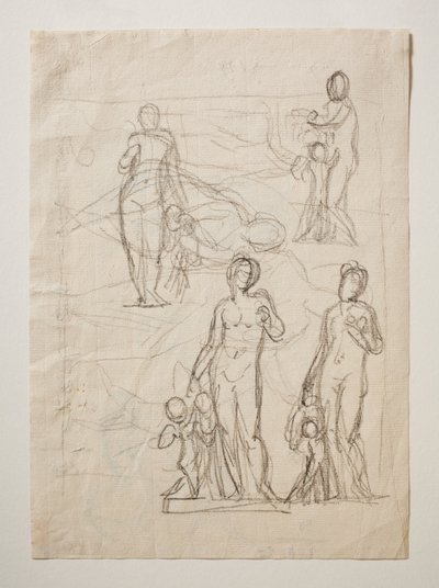 Venere e Cupido. Le frecce di Cupido forgiate nella fucina di Vulcano da Bertel Thorvaldsen