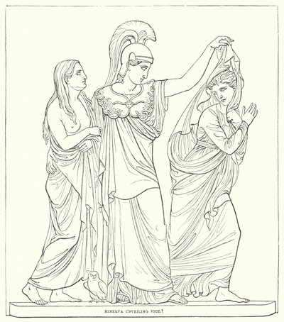 Minerva svela il Vizio da Bertel after Thorvaldsen