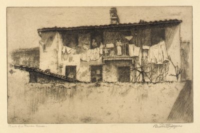 Retro di una casa romana da Bertha E. Jaques