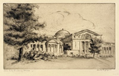 Edificio delle Belle Arti, Chicago (facciata, ovest) da Bertha E. Jaques