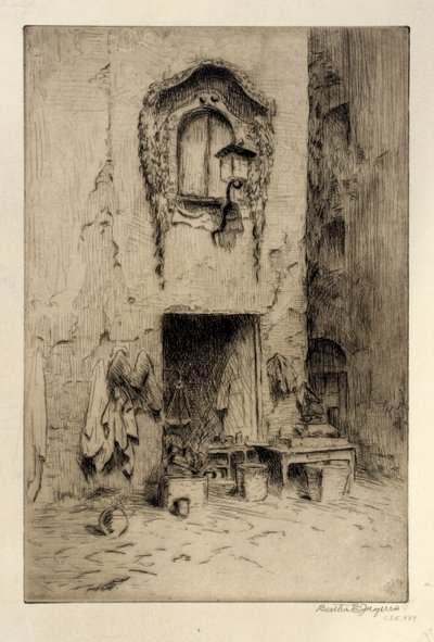 Bottega dello straccivendolo, Firenze da Bertha E. Jaques