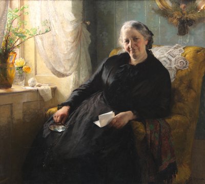 Ritratto di Cecilie Trier, nata Melchior da Bertha Wegmann