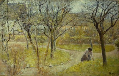 Giornata di Primavera nel Giardino da Bertha Wegmann