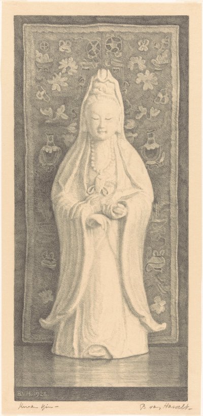 Kwan Yin da Bertha van Hasselt (signed by artist)