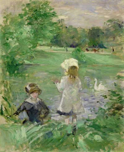 Accanto a un lago da Berthe Morisot