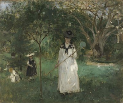 Chasse aux papillons, 1874 da Berthe Morisot