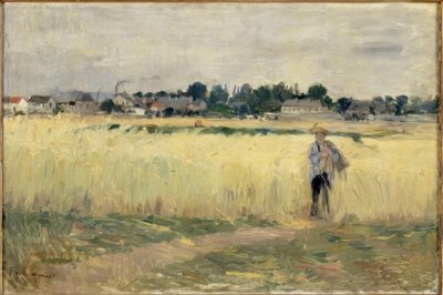 Nei campi di grano a Gennevilliers da Berthe Morisot