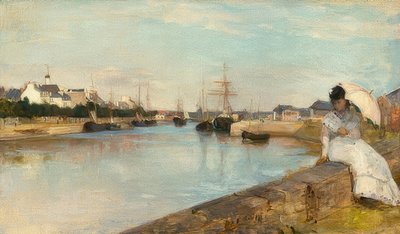 Il porto di Lorient da Berthe Morisot