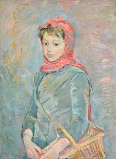 Francese: Fillette portant un panier da Berthe Morisot