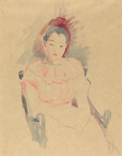 Ragazza Seduta, 1894 da Berthe Morisot