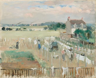 Stendere il bucato ad asciugare da Berthe Morisot