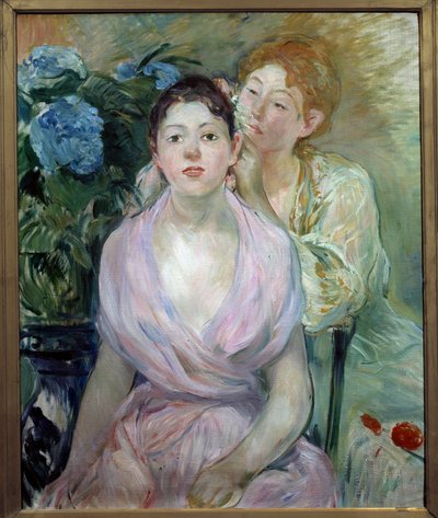 Ortensia o entrambe le sorelle. Dipinto di Berthe Morisot (1841-1895) da Berthe Morisot