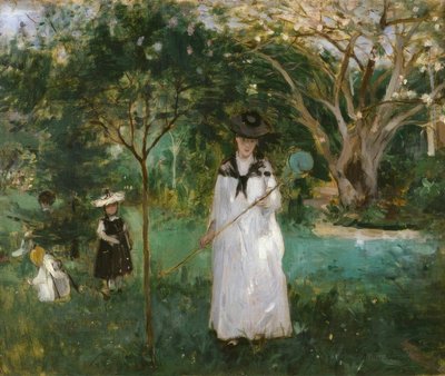 La caccia alle farfalle da Berthe Morisot