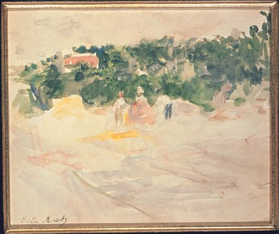 La mietitura a Bougival da Berthe Morisot