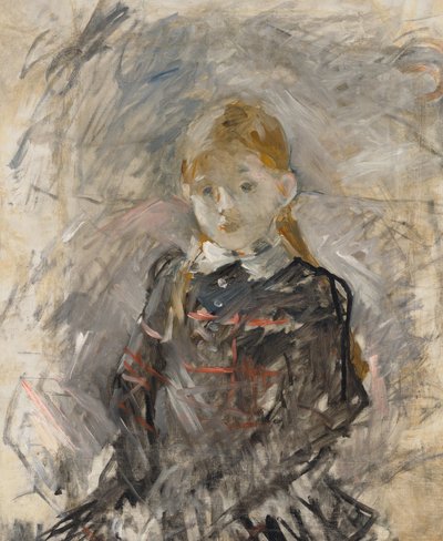 Bambina con capelli biondi da Berthe Morisot