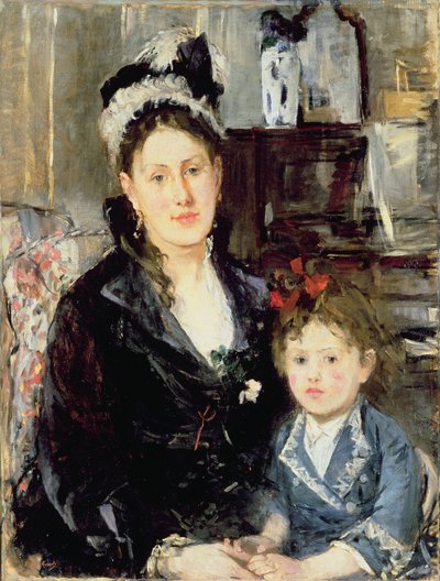 Mme Boursier e sua figlia da Berthe Morisot
